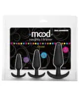 Mood Naughty 1 Anal Trainer Set - Black Set of 3 - Image 3