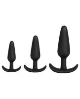 Mood Naughty 1 Anal Trainer Set - Black Set of 3 - Image 4