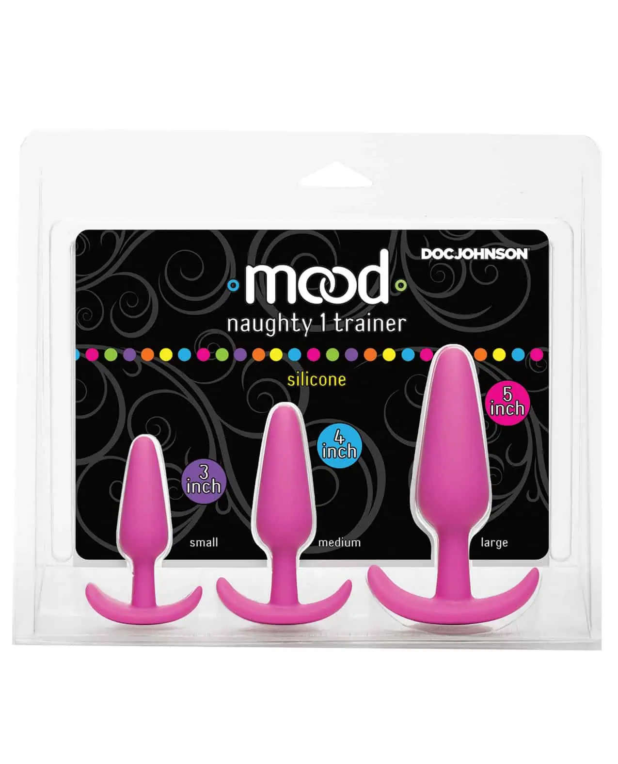 Mood Naughty 1 Anal Trainer Set - Pink Set of 3 - Image 3