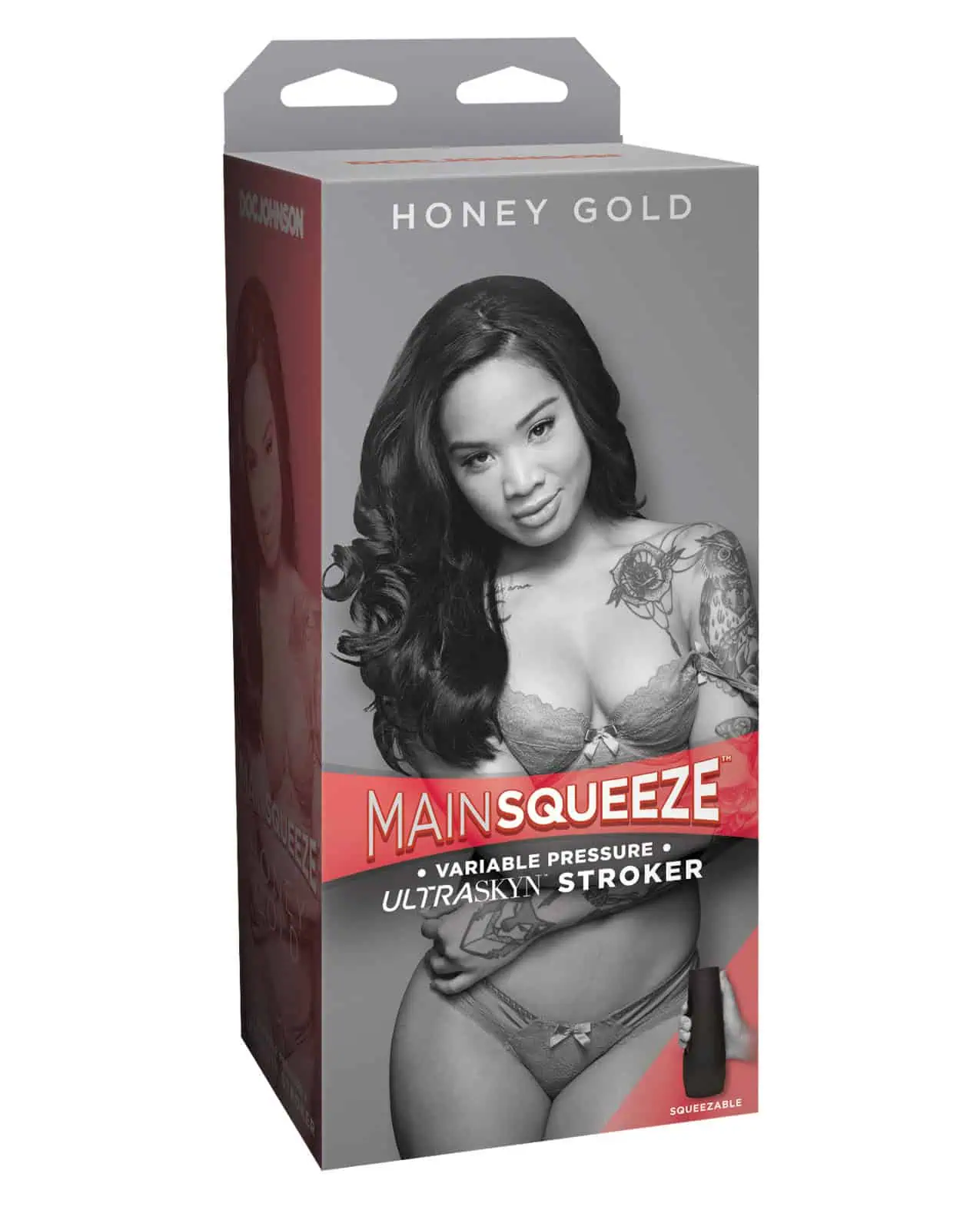 Main Squeeze Pussy Stroker - Honey Gold - Image 3