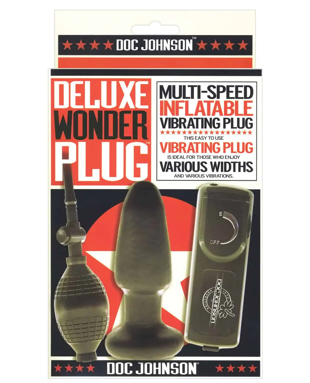 Deluxe Wonder Plug Inflatable Vibrating Butt Plug - Multi Speed - Featured Image