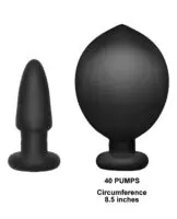 Deluxe Wonder Plug Inflatable Vibrating Butt Plug - Multi Speed - Image 3