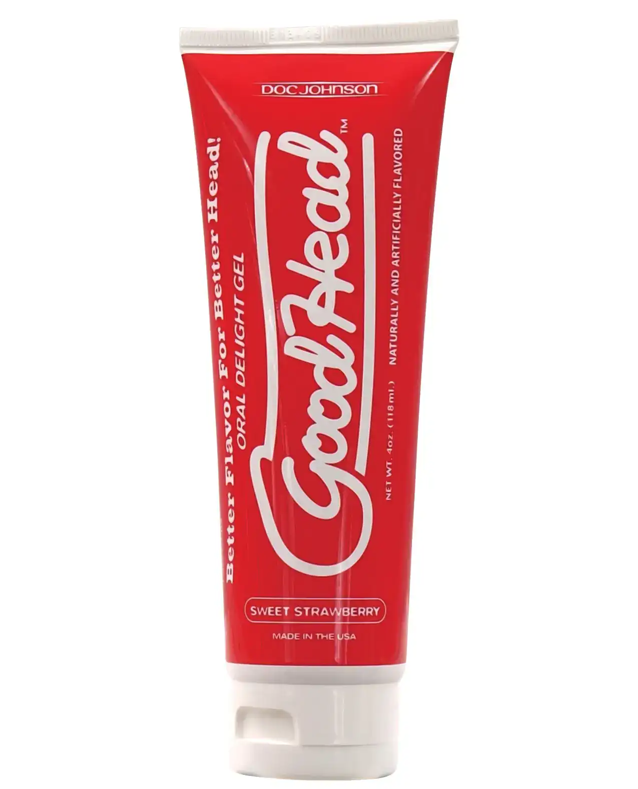 Good Head Oral Gel - 4 oz Sweet Strawberry - Image 2