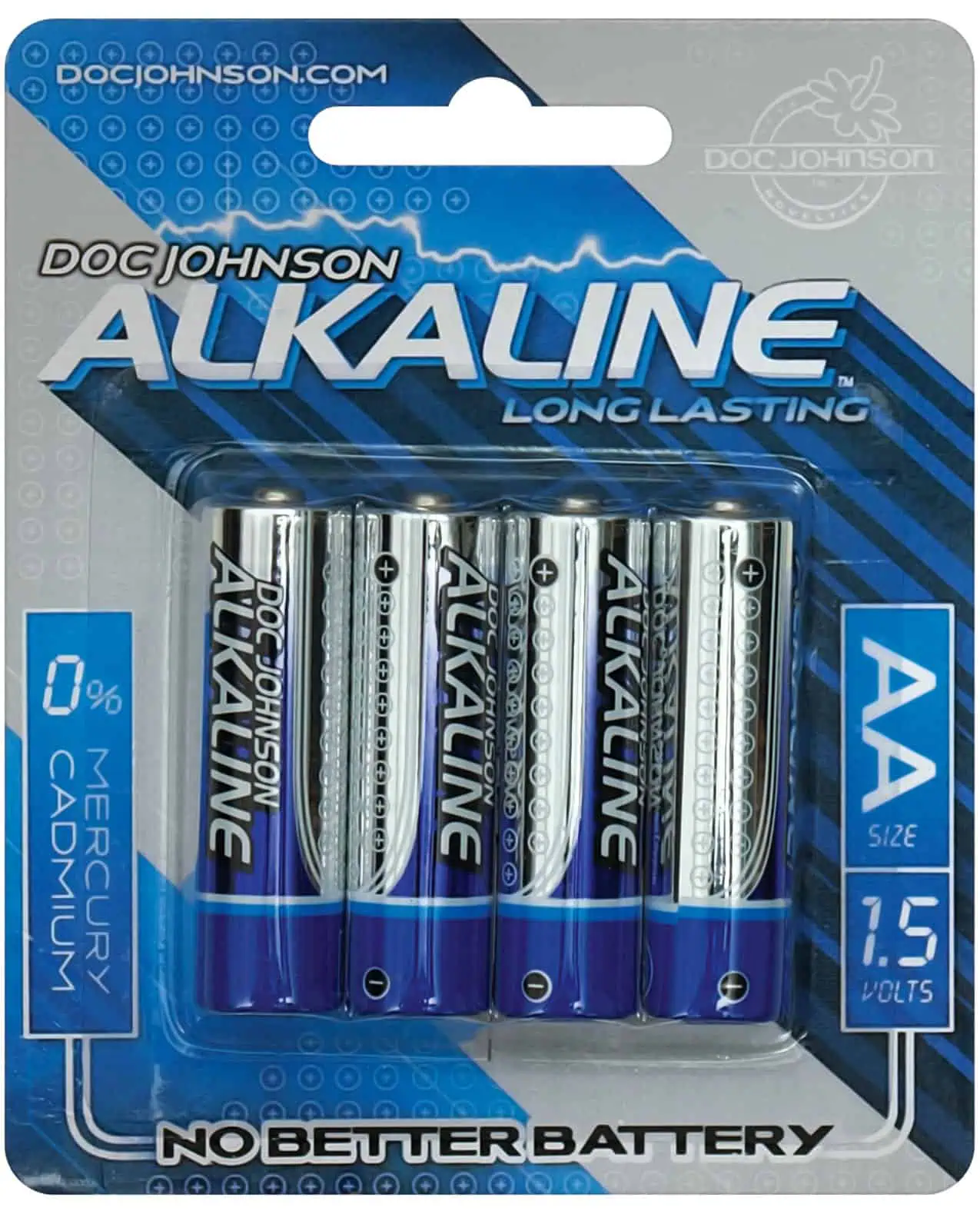 Doc Johnson Alkaline Batteries - AA 4 Pack - Image 3