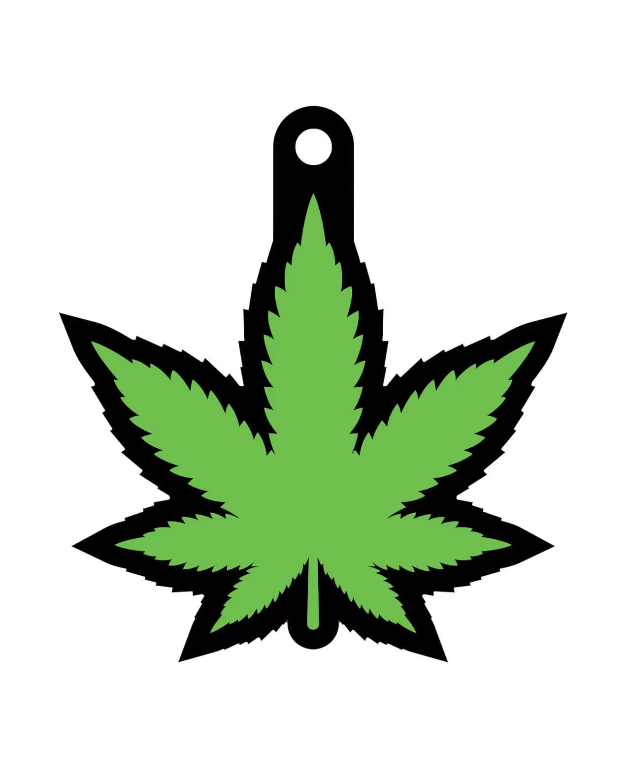 Wood Rocket Green Leaf Air Freshener - Forest - Image 3