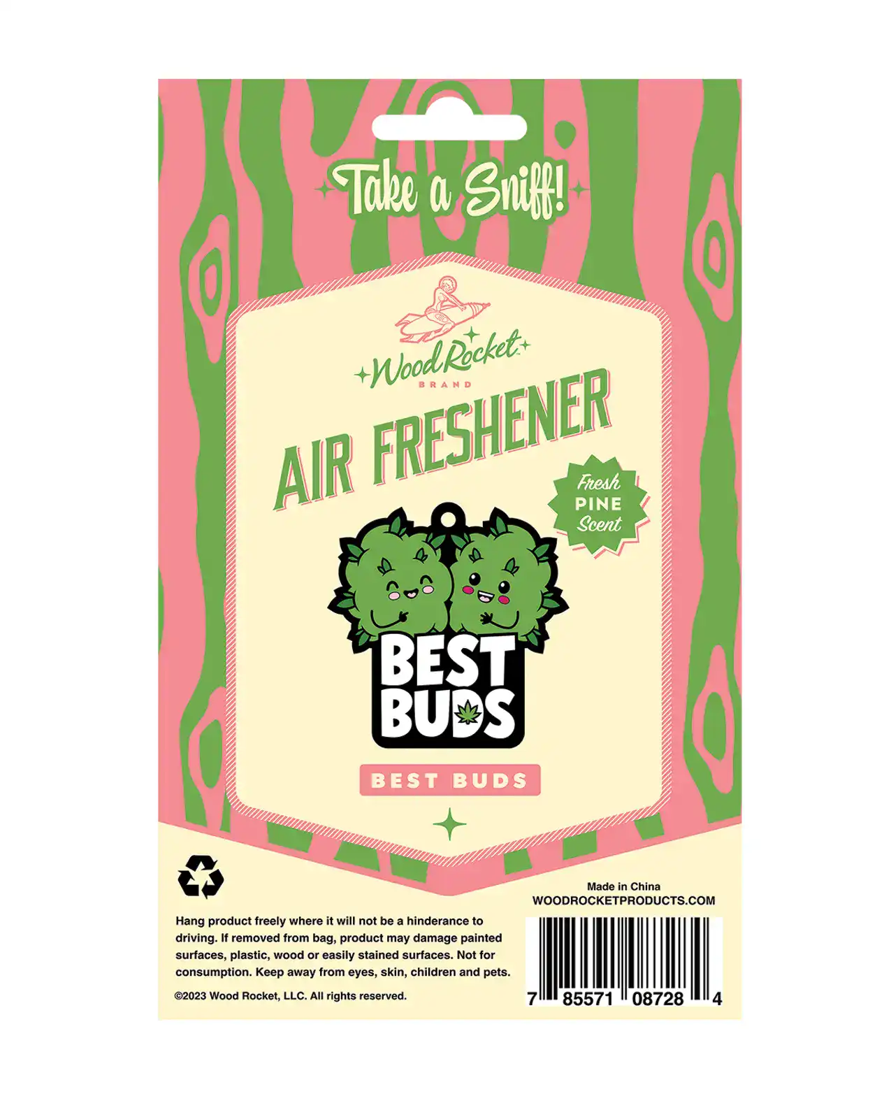 Wood Rocket Best Buds Air Freshener - Pine - Image 2