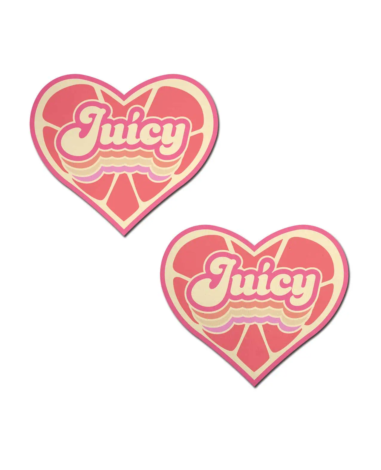 Pastease Premium Retro Heart Juicy - Pink Grapefruit O/S - Image 2