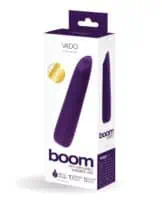VeDO Boom Rechargeable Ultra Powerful Vibe - Purple - Image 1