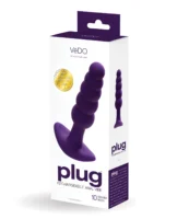VeDO Plug Rechargeable Anal Plug  - Purple - Image 1