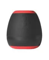 Ninja Open-Ended Vibrating Stroker Male Masturbator - Black - Image 1