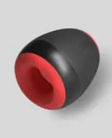 Ninja Open-Ended Vibrating Stroker Male Masturbator - Black - Image 3