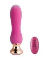 Pink Holic Curved Remote Vibrating Anal Plug - Image 1