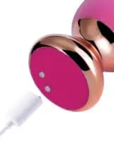 Pink Holic Curved Remote Vibrating Anal Plug - Image 3
