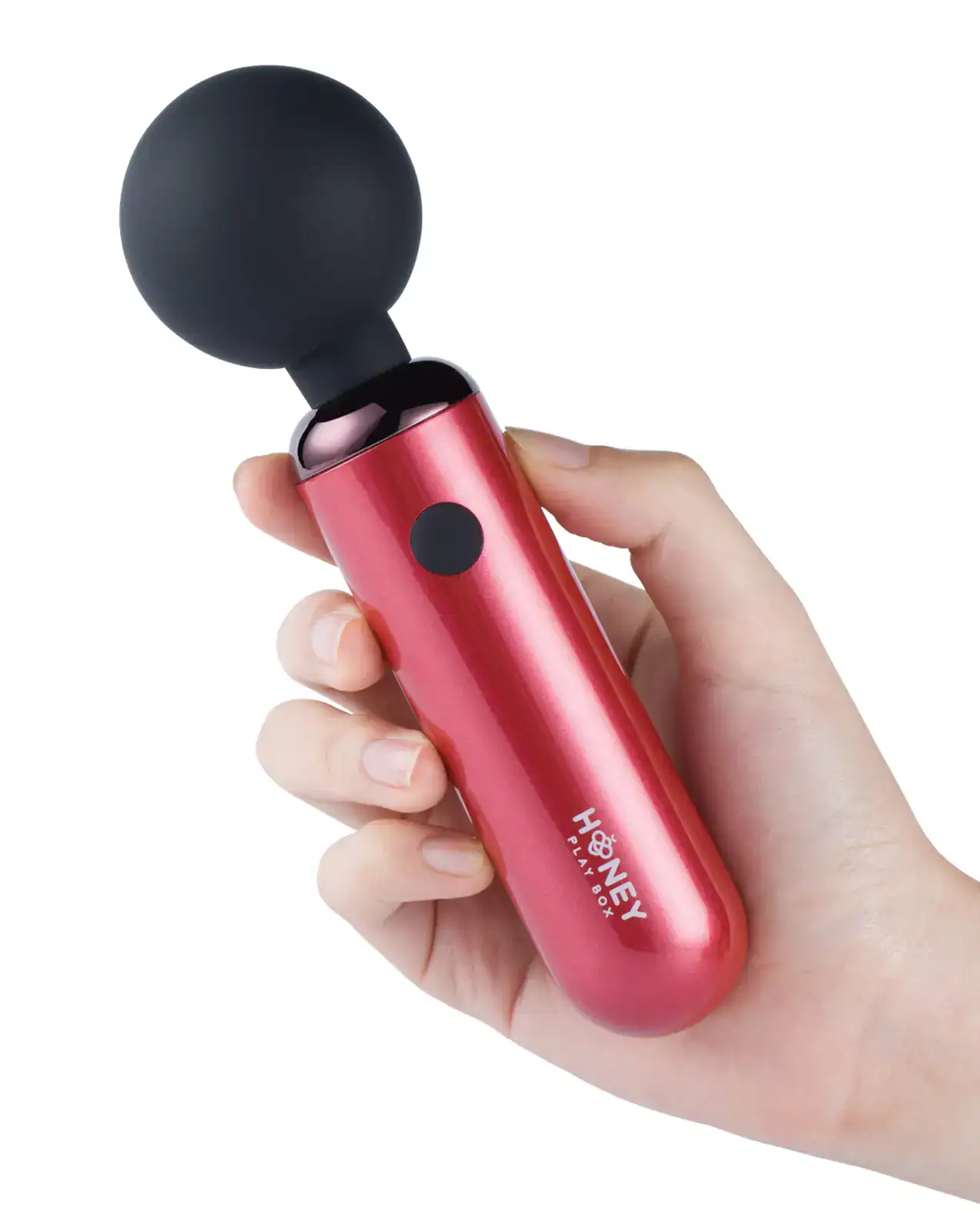 Pomi Wand Clit Tease Vibrating Wand - Deep Rose - Image 2