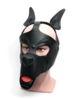 Playful Pup Hood - O/S Black - Image 1