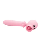 Natalie's Toy Box Lick n' Stick Clit Flicker & G-Spot Vibe - Pink - Image 1