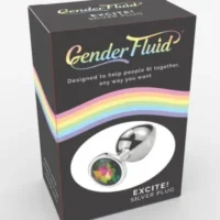 Gender Fluid Excite! Plug - Silver - Image 1