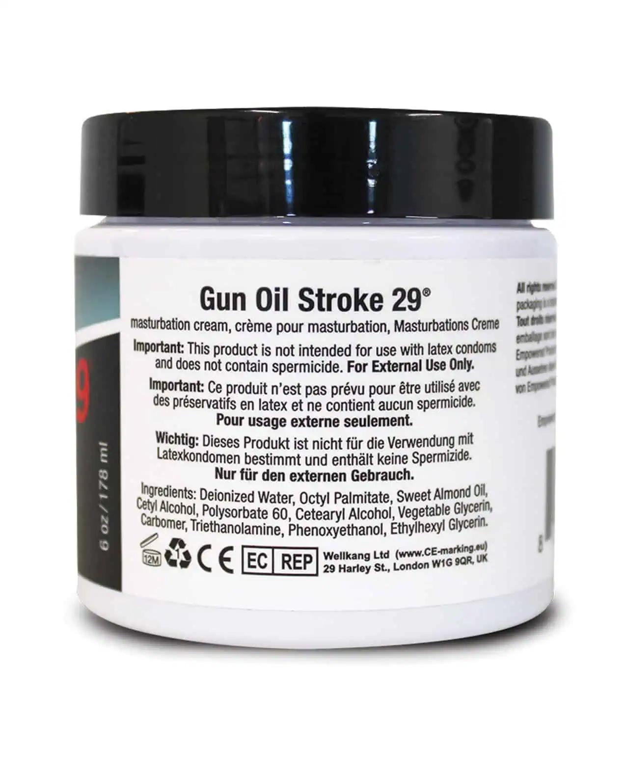 Stroke 29 Masturbation Cream - 6 oz Jar - Image 2