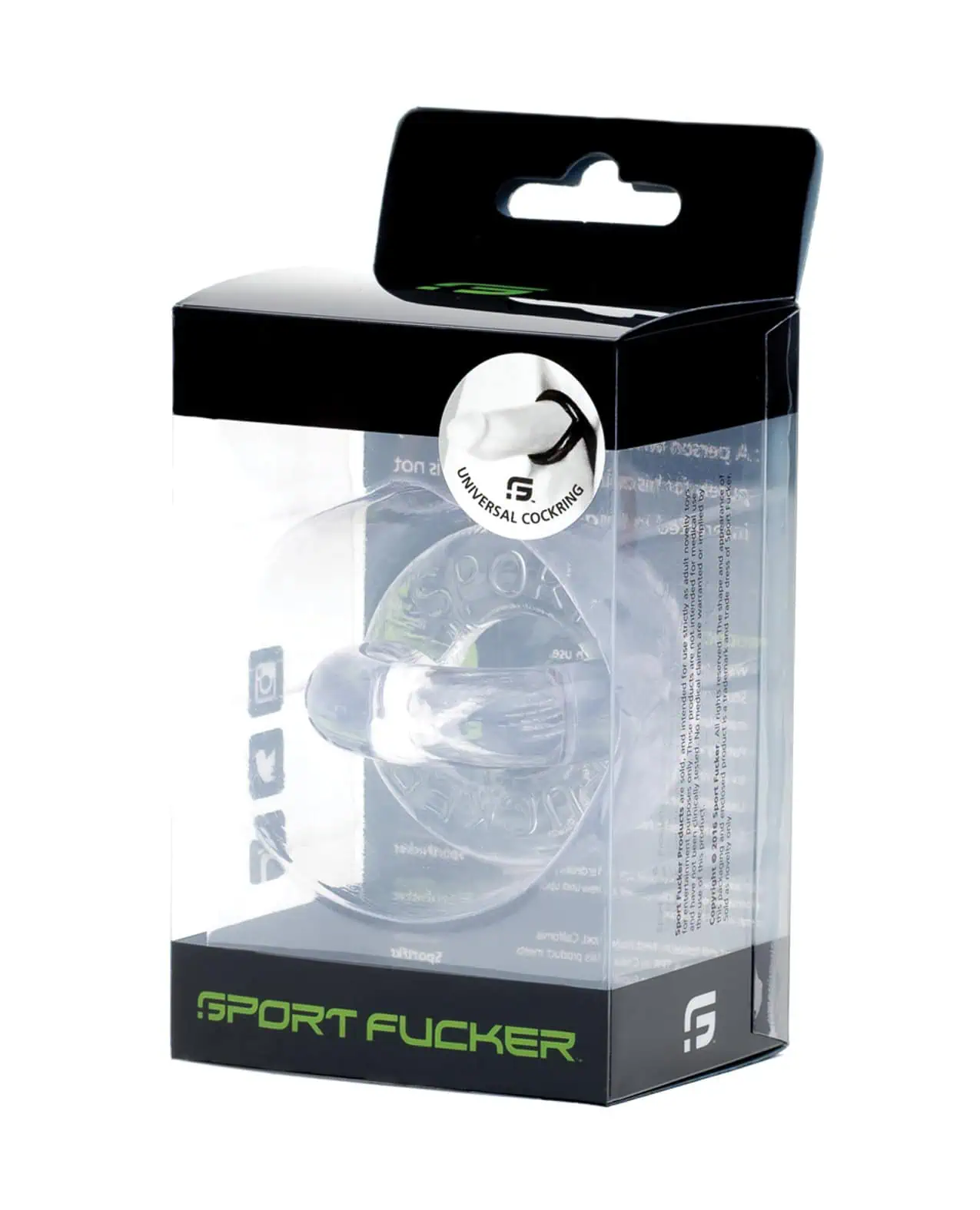 Sport Fucker Original Cockring - Clear - Featured Image