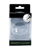 Sport Fucker Original Cockring - Clear - Image 2