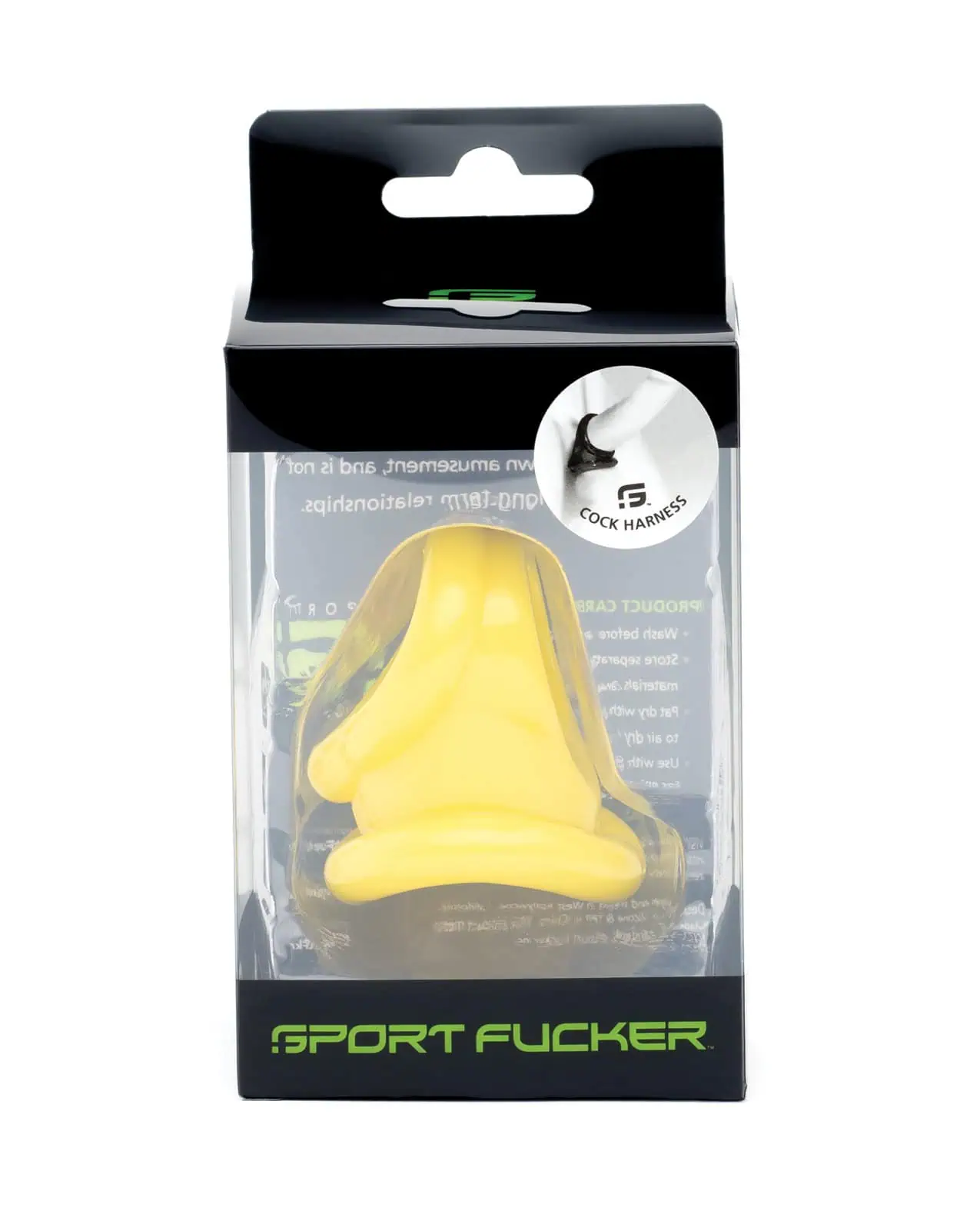 Sport Fucker Cock Harness - Yellow - Image 2