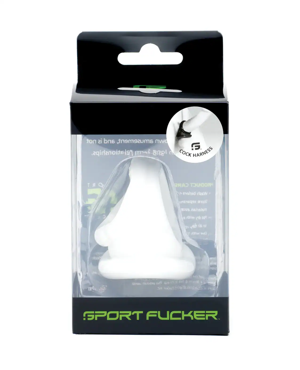 Sport Fucker Cock Harness - White - Image 2