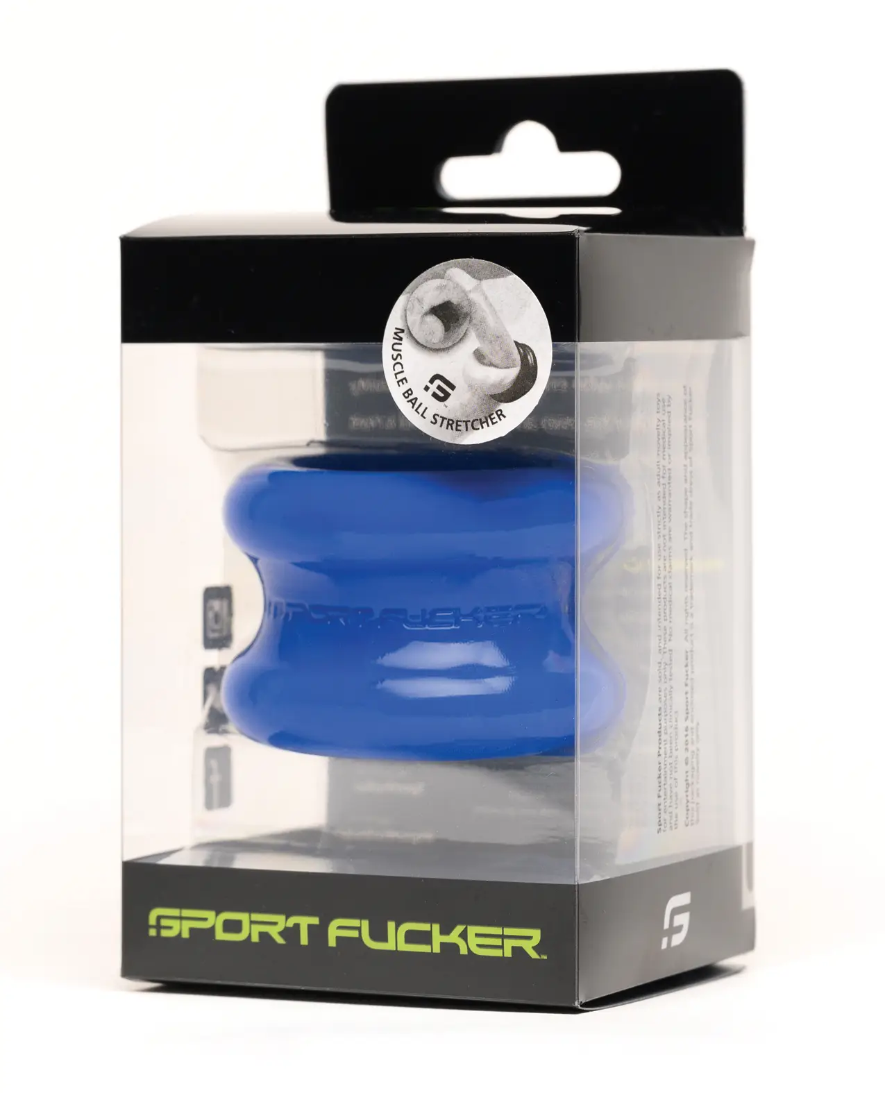 Sport Fucker Muscle Silicone Ball Stretcher - Blue - Featured Image