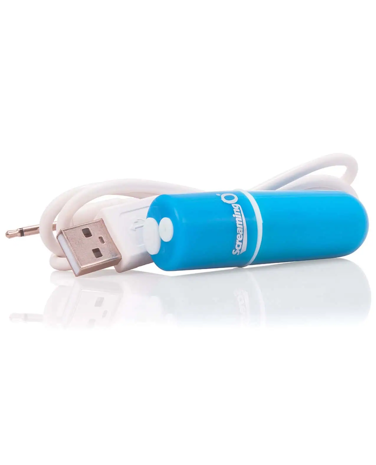 Screaming O Charged Vooom Rechargeable Bullet Vibe - Blue - Image 4