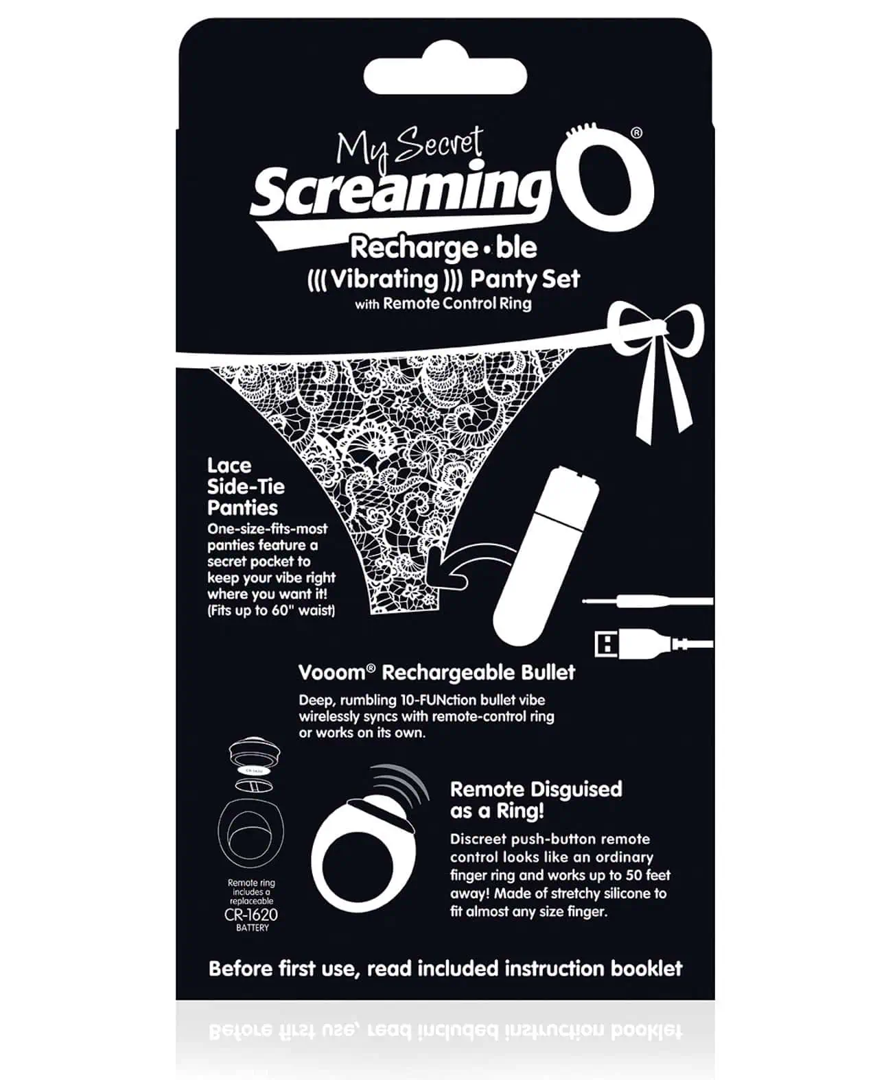 Screaming O My Secret Charged Remote Control Panty - Black - Image 4
