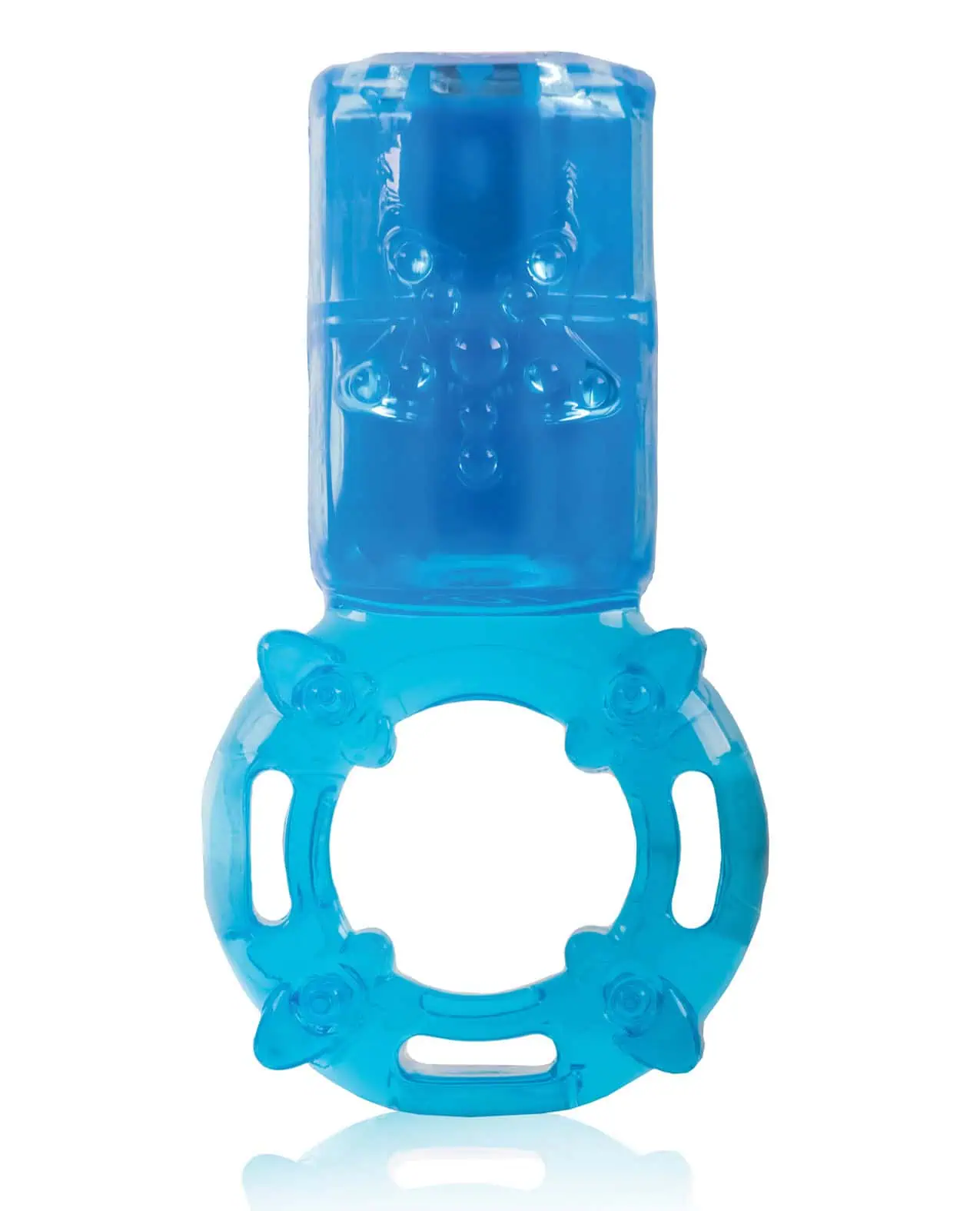Screaming O Big OMG Vibrator Ring - Blue - Image 4