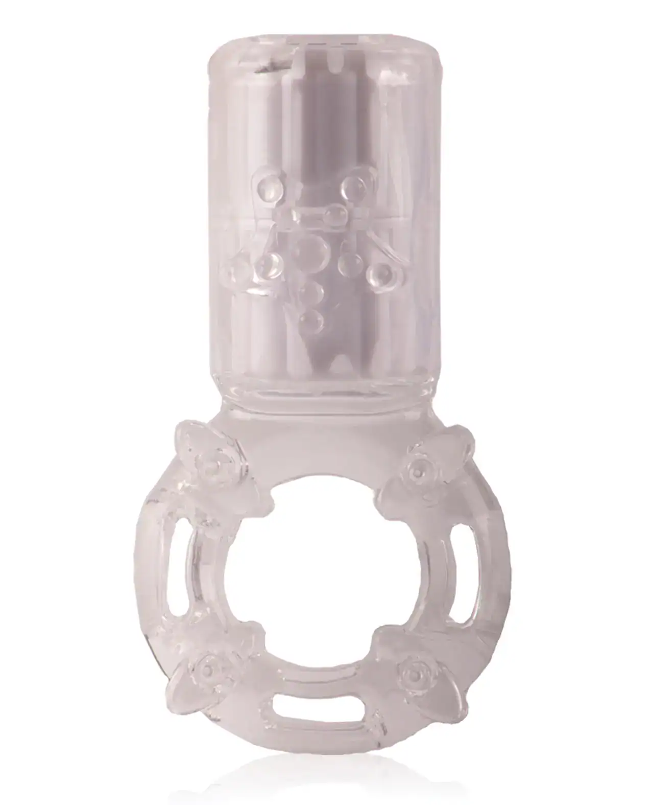 Screaming O Big OMG Vibrator Ring - Clear - Image 2