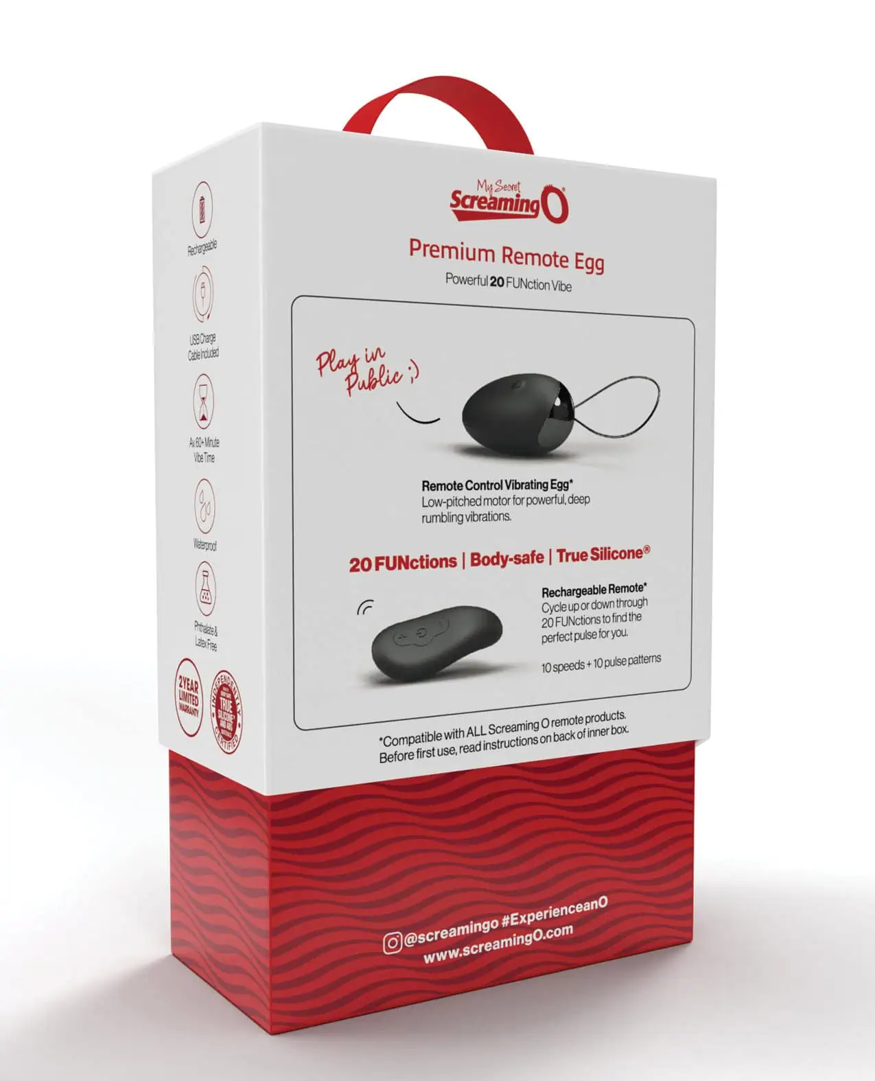 Scream O Premium Remote Egg Black - Image 4