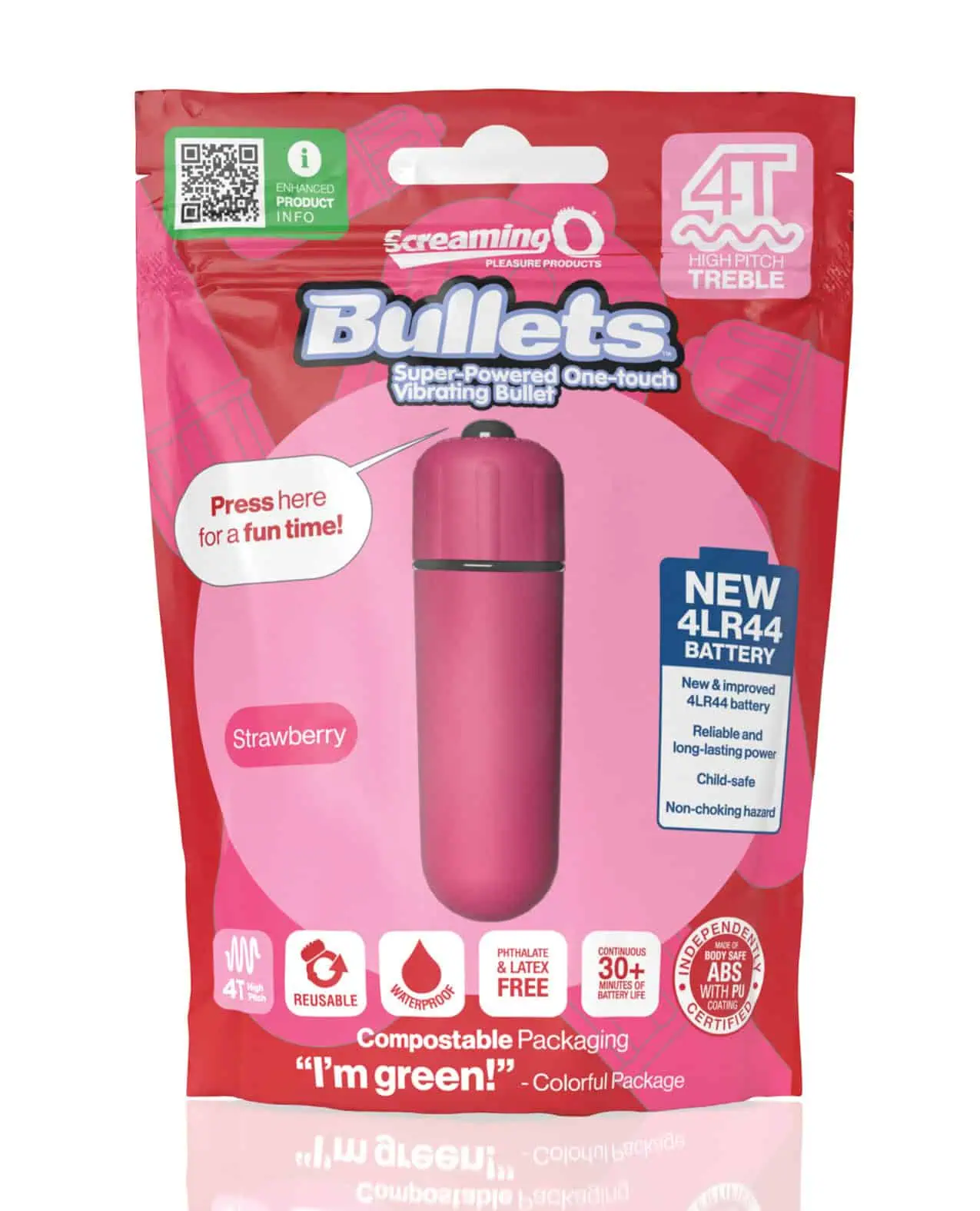 Screaming O 4T Bullet - Strawberry - Image 4