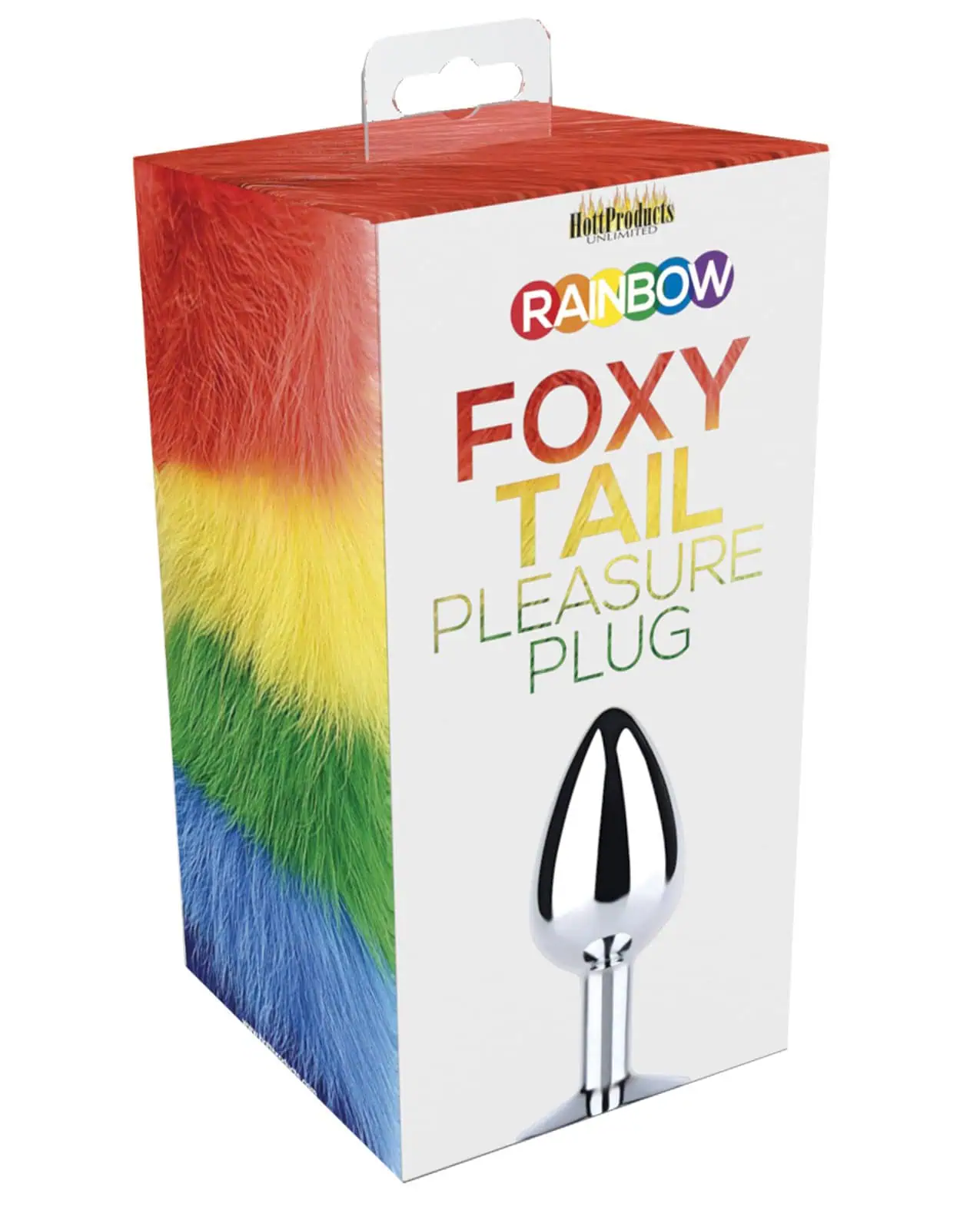 Rainbow Foxy Tail Butt Plug - Image 3