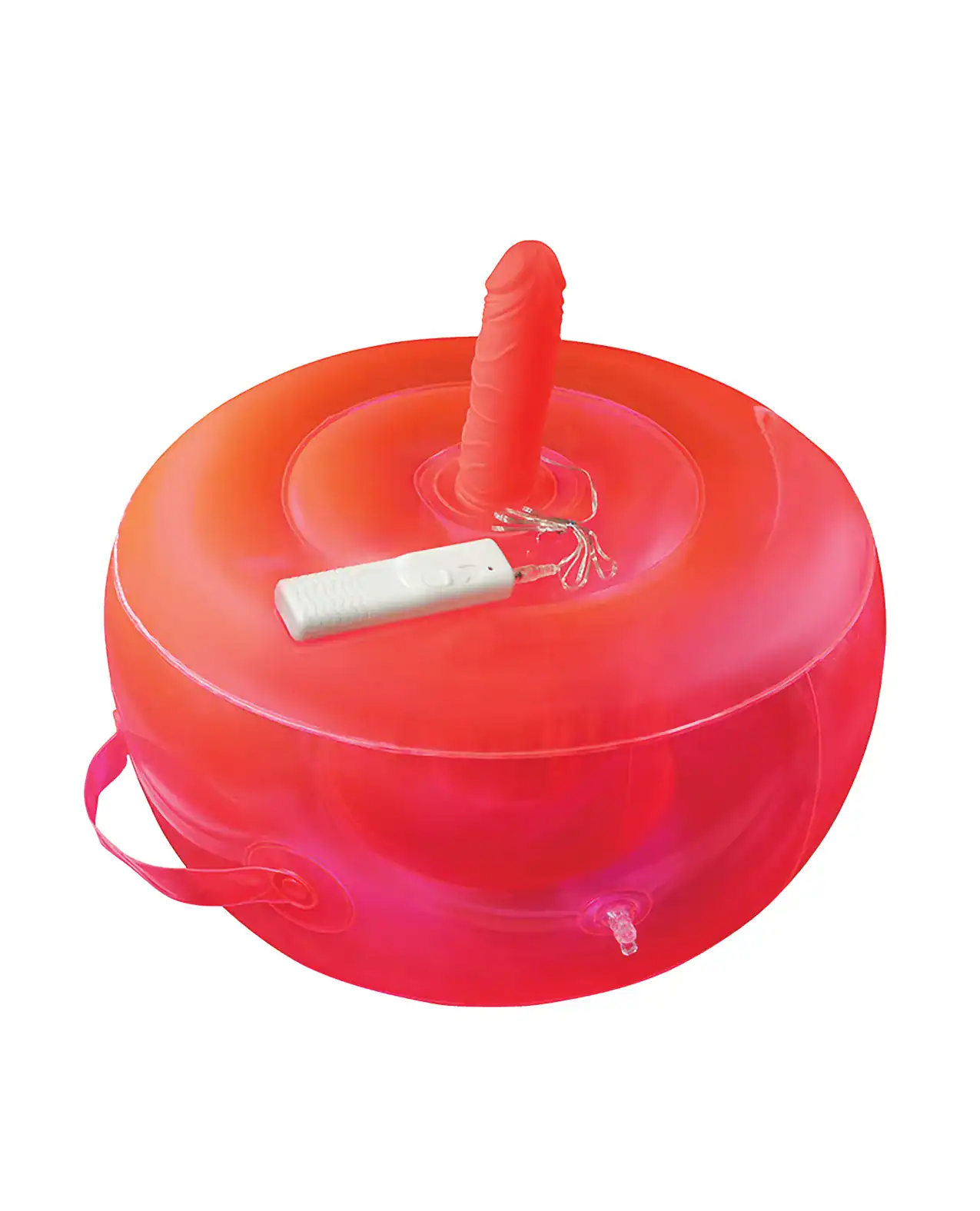 Bouncy Banger Inflatable Cushion w/Vibrating Dildo - Image 2