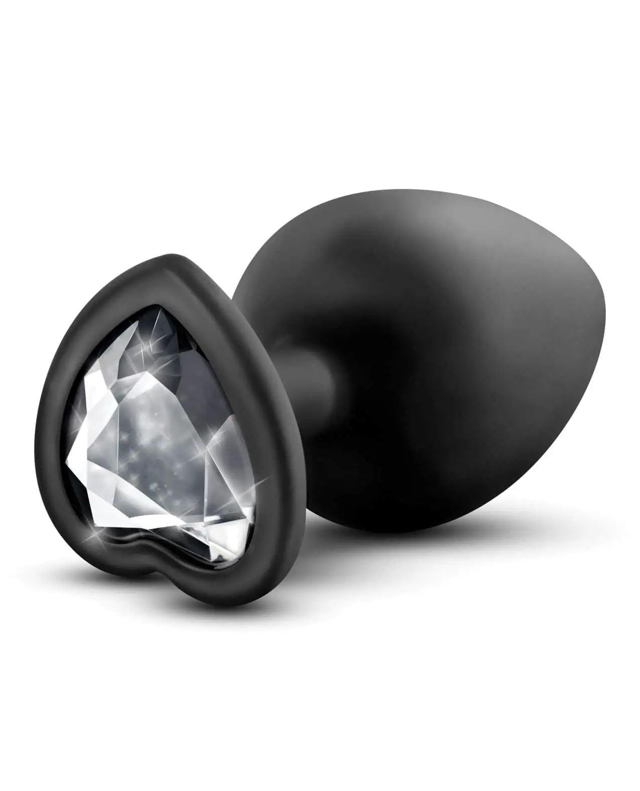 Blush Temptasia Bling Plug w/Gem Large - Black - Image 6