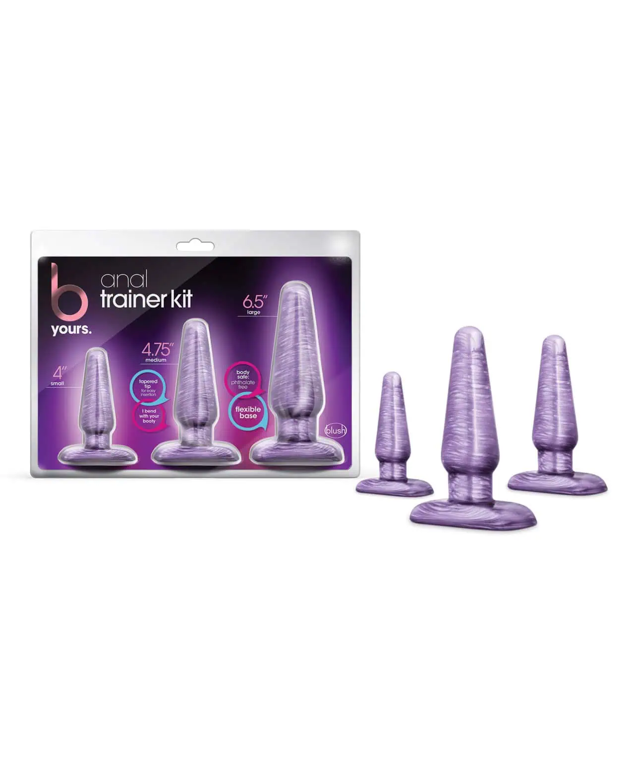 B Yours Anal Trainer Kit Purple Swirl - Image 3