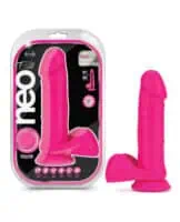 Neo Elite D Dense Cock W/balls 8 Pink - Image 3