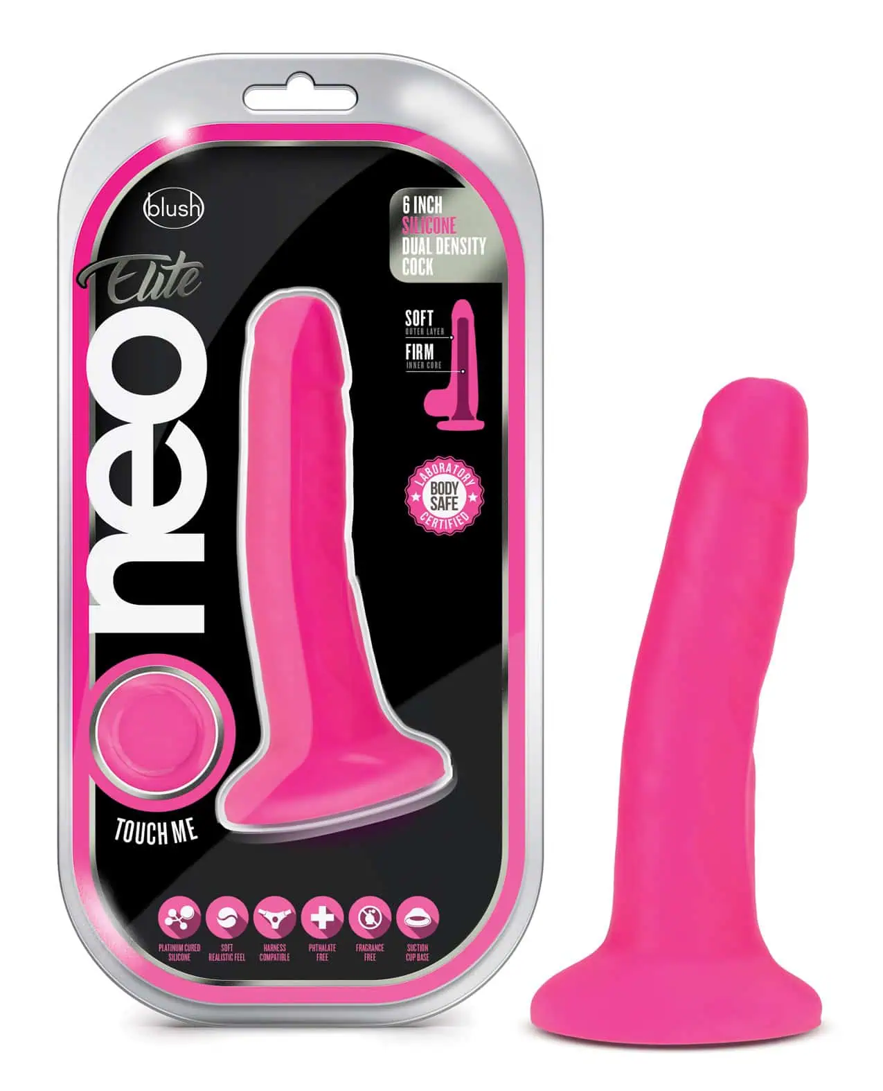 Neo Elite D Dense Cock W/balls 6 Pink - Image 3