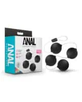 Blush Anal Adventures Pleasure Balls - Black - Image 1