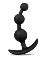 Blush Small Anal Beads - Black - Image 4
