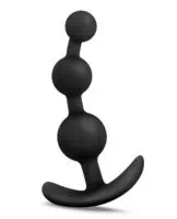 Blush Small Anal Beads - Black - Image 5