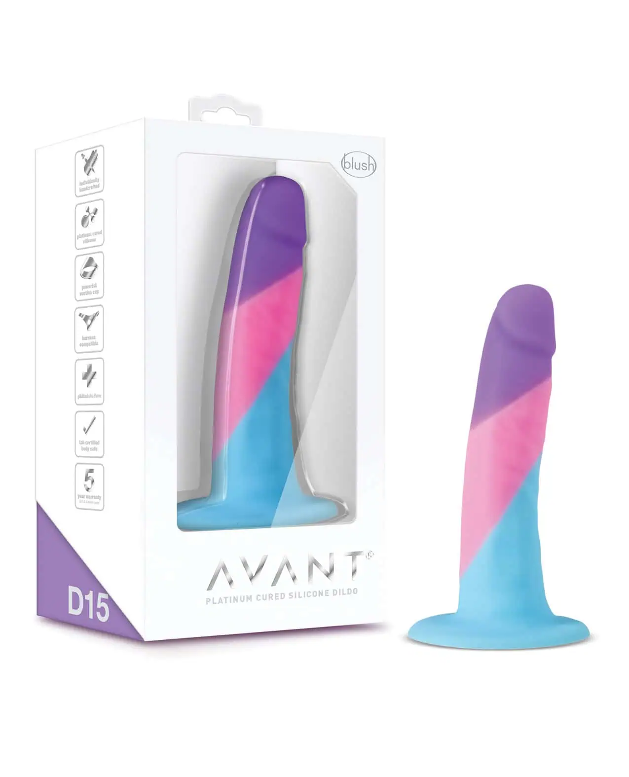 Blush Avant Silicone Dildo - D15-Vision-of-Love - Image 3