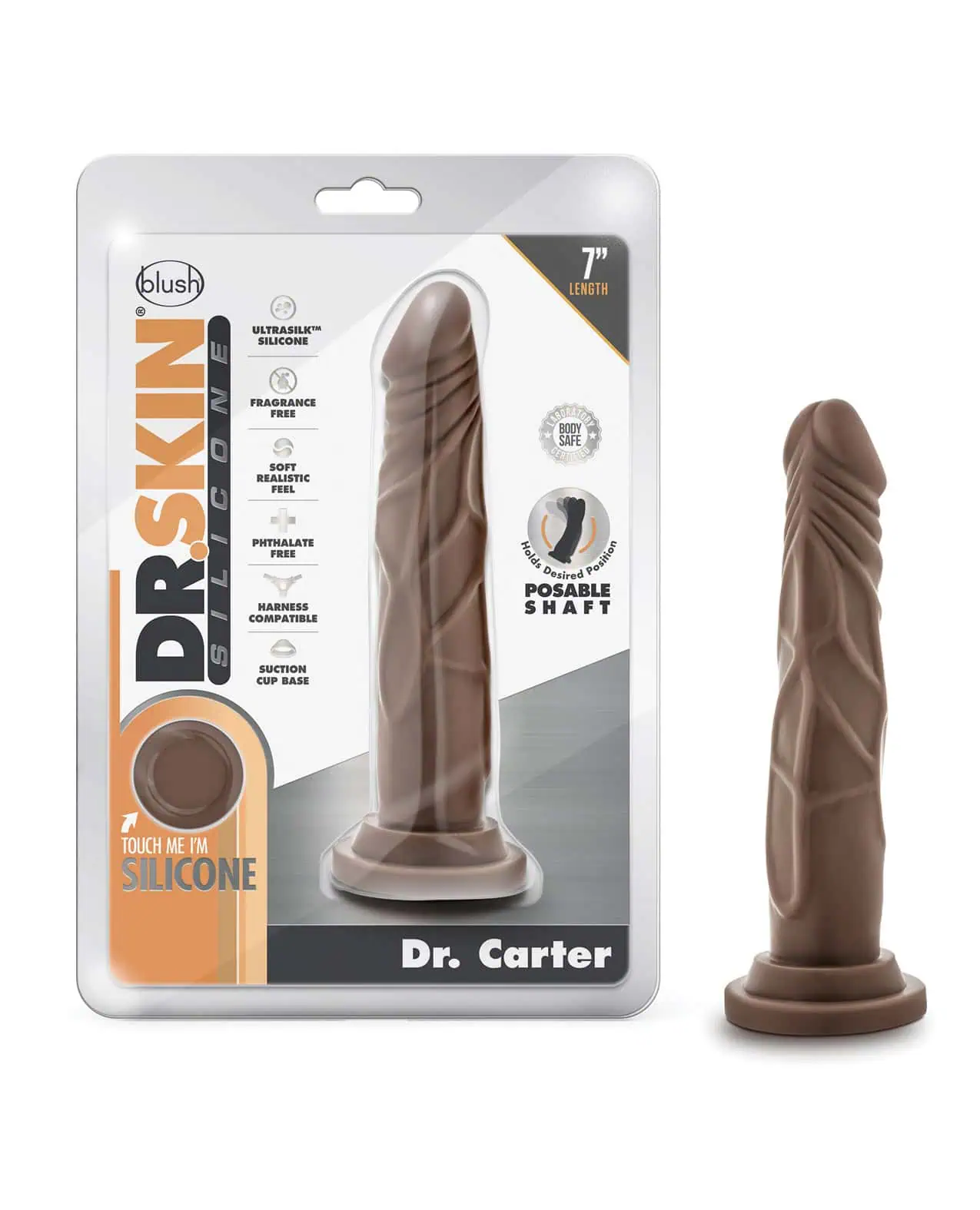 Dr Skin Siliconedr Carter 7 Chocolate - Image 3