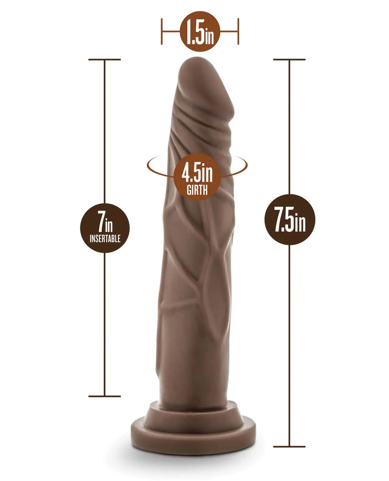 Dr Skin Siliconedr Carter 7 Chocolate - Image 6