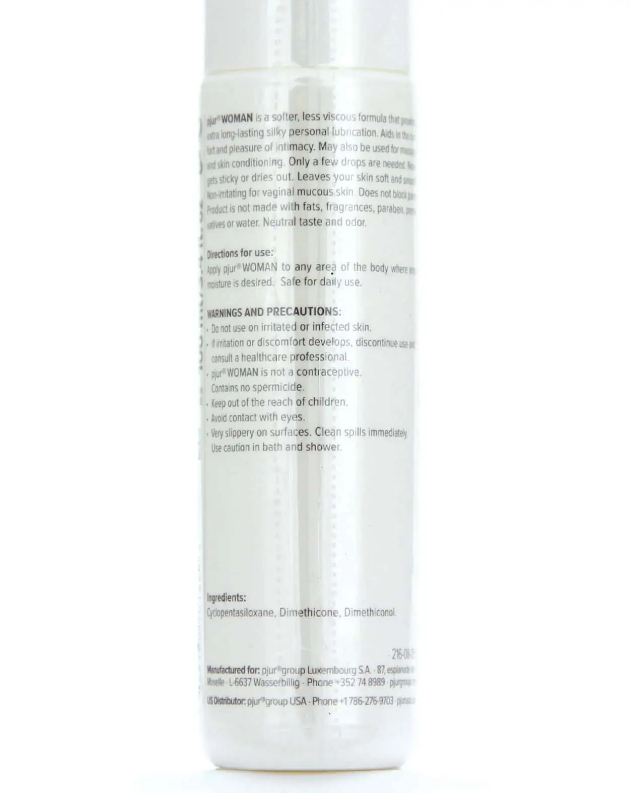 Pjur Woman Silicone Personal Lubricant - 100 ml Bottle - Image 3