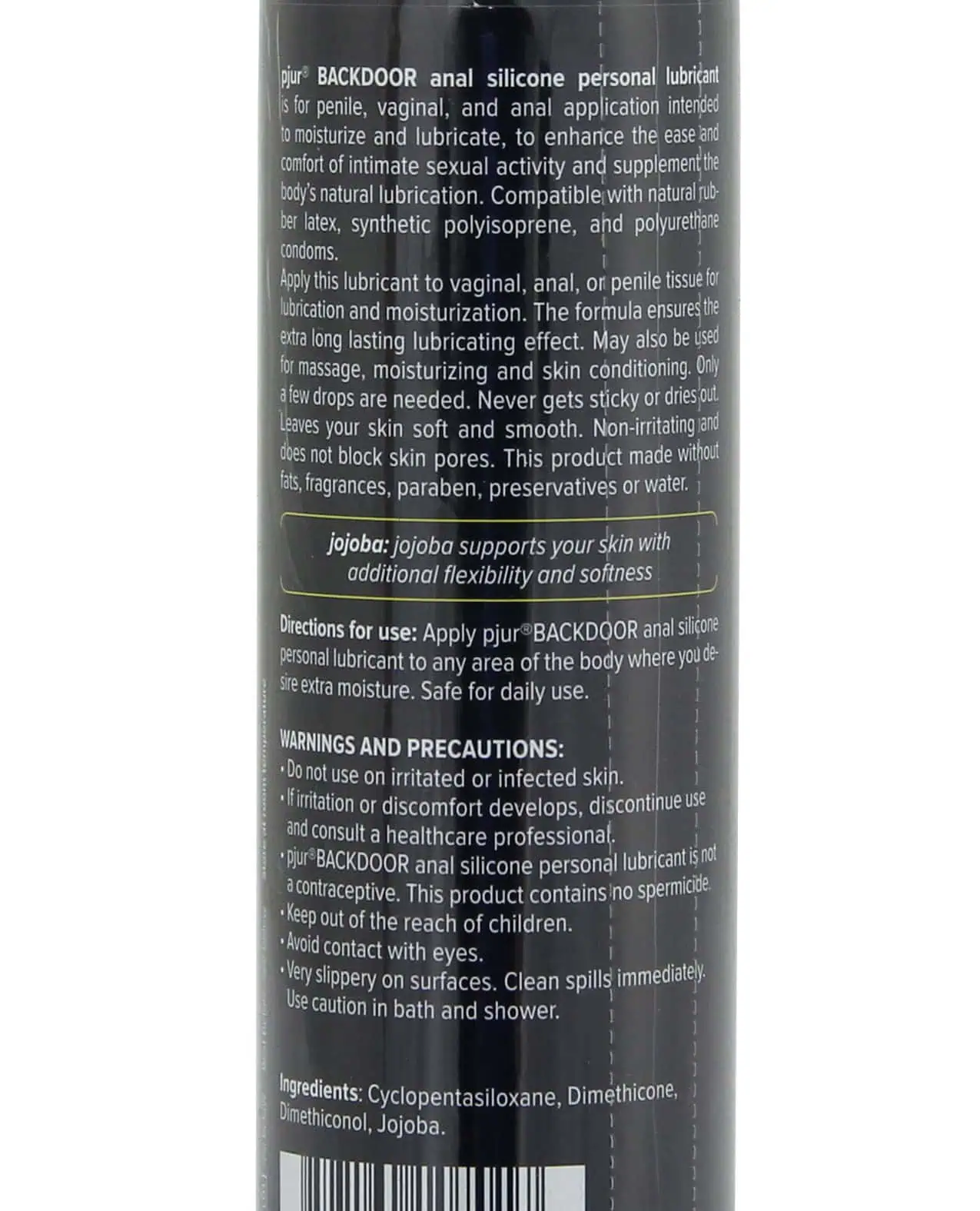Pjur Back Door Anal Silicone Personal Lubricant - 100 ml Bottle - Image 3