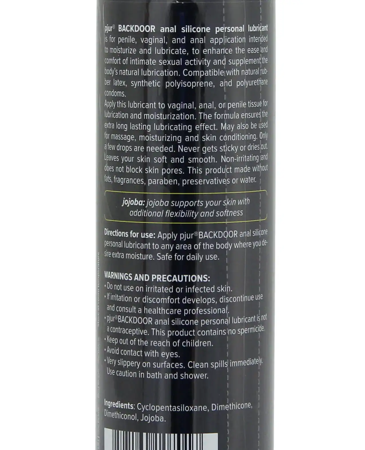 Pjur Back Door Anal Silicone Lubricant - 250 ml Bottle - Image 2