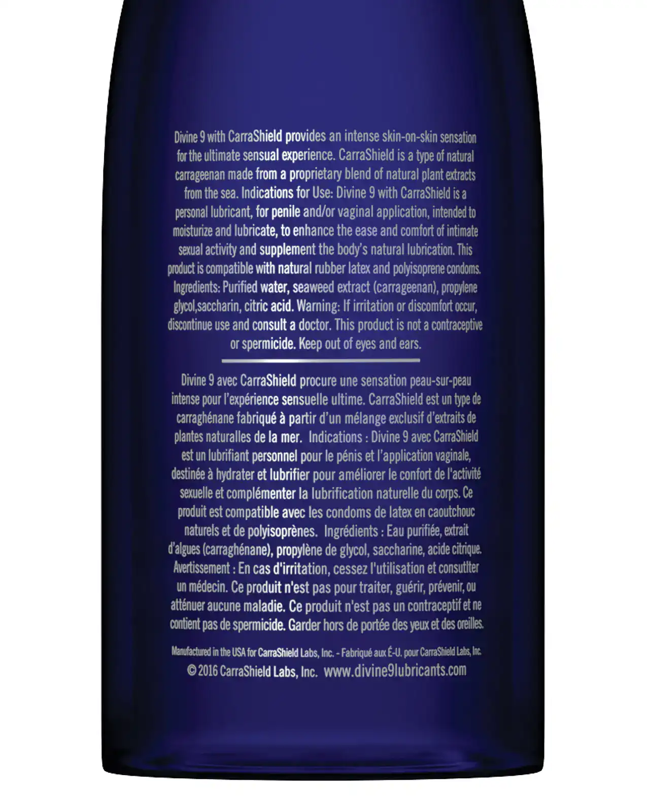Divine 9 Lubricant - 4 oz Bottle - Image 2