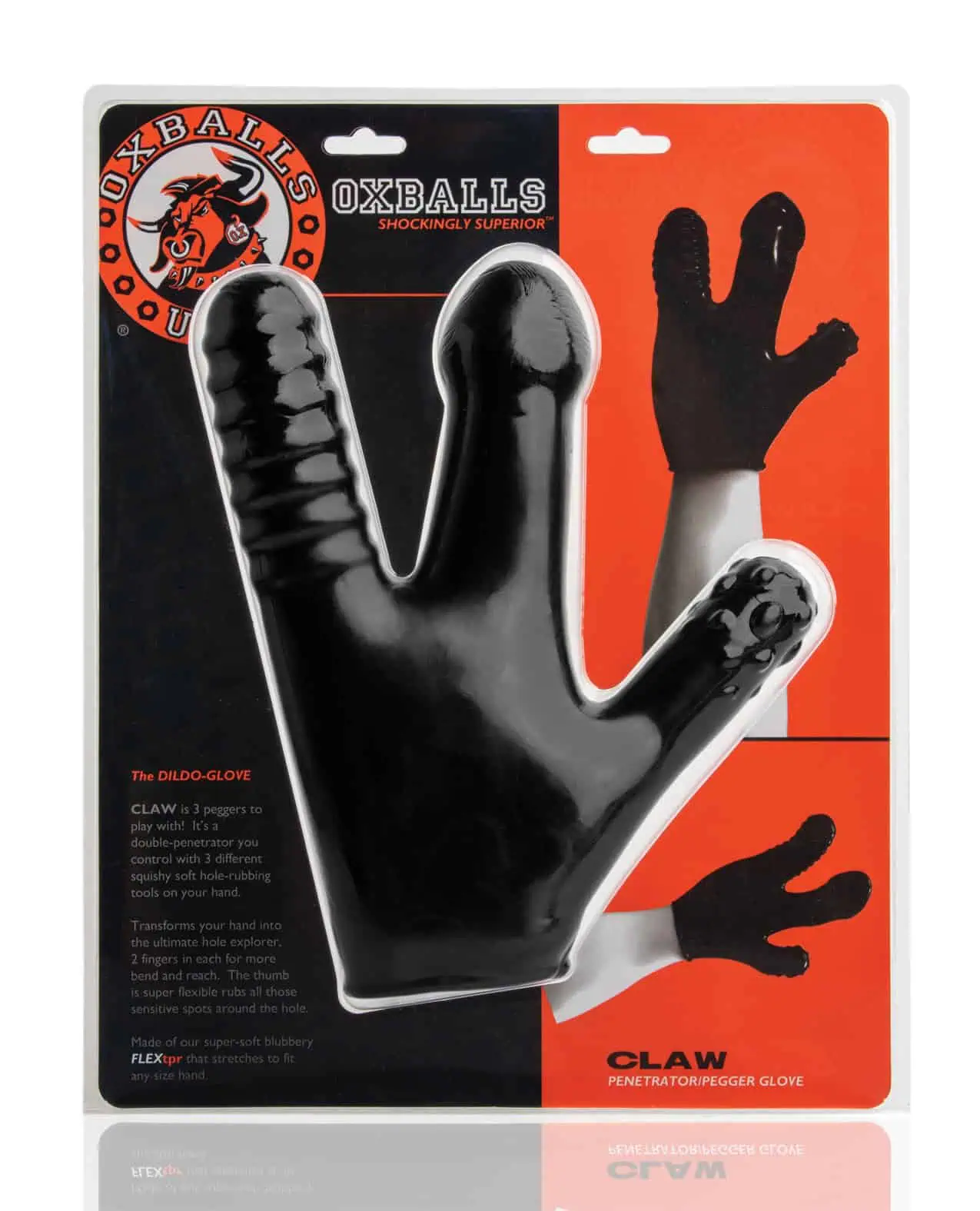 Oxballs Claw Glove - Black - Image 5